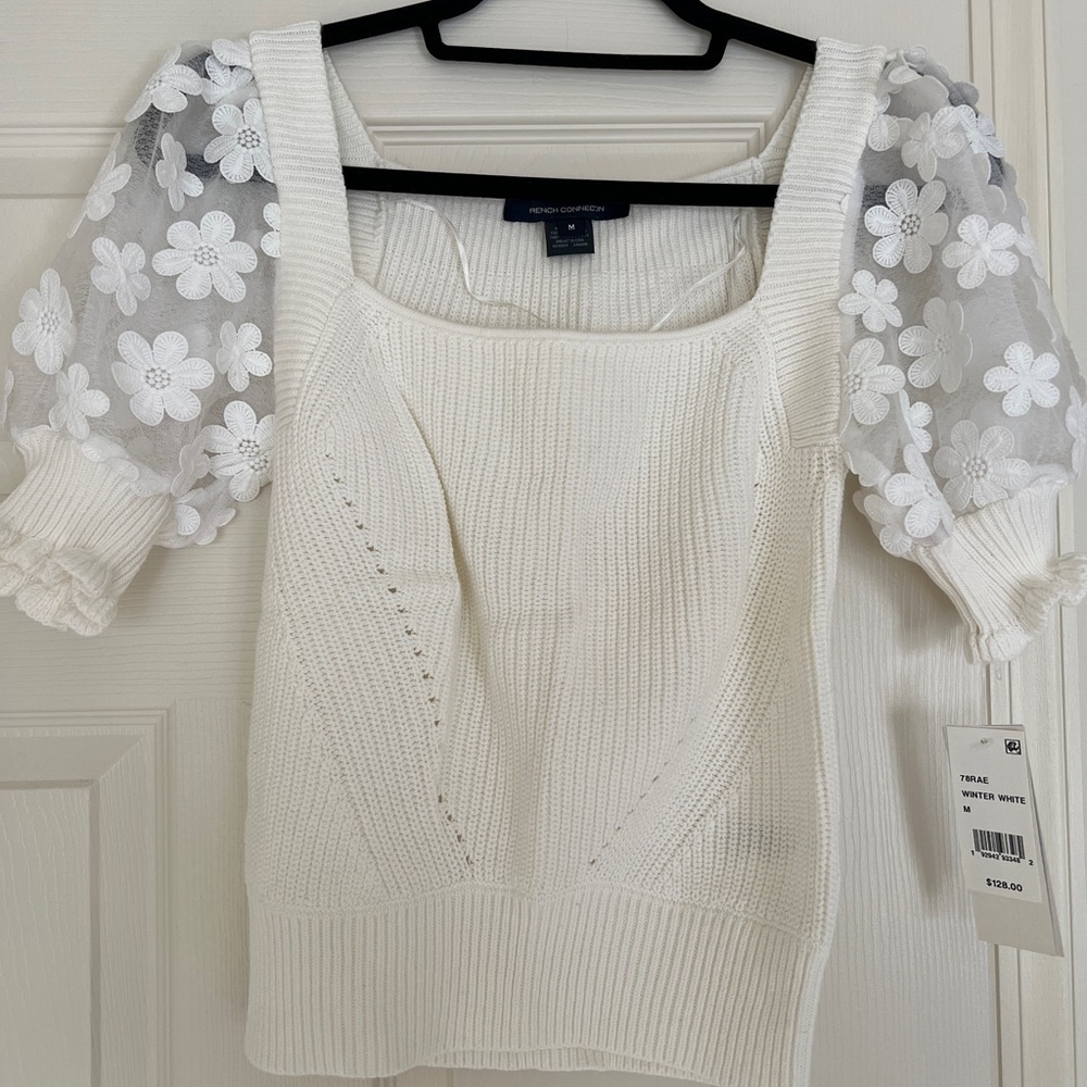 NWT French Connection Short Sleeve Sweater